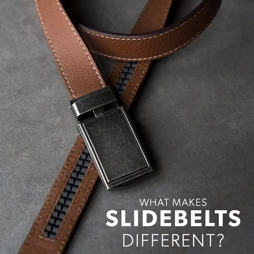 Get a perfect fit every time with our holes-free belt. The future of belts is here. | SlideBelts
