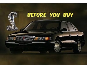 Watch This BEFORE You Buy a Lincoln Continental (1995-2002) AKA The FWD Cobra
