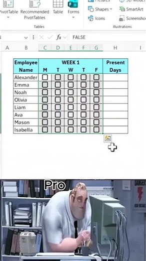 Custom Calendar in Excel 🔥Save this & try it today #excel #excelshorts