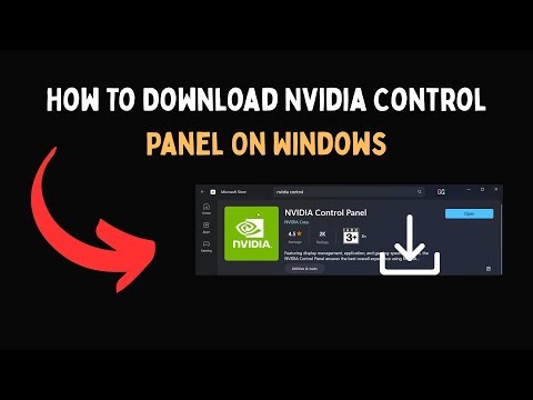 How To Download Nvidia Control Panel On Windows