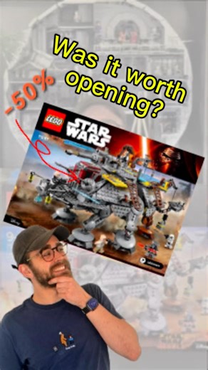 Watch my full Video Review Of Retired Lego StarWars set 75157 Captain Rex’s AT-TE