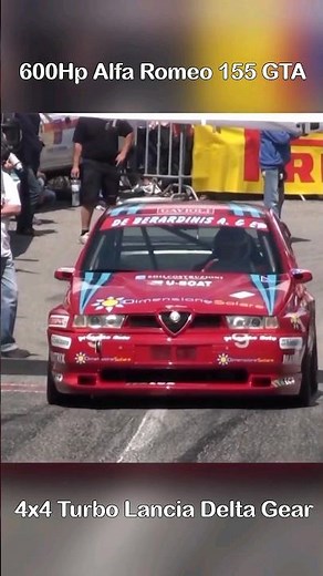 Rare ALFA ROMEO 155 GTA, 600Hp Turbo Monster 🔥🏁