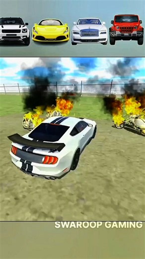 Franklin Car jump challenge |😱 INDIAN BIKE DRIVING 3D #automobile #gaming #shorts