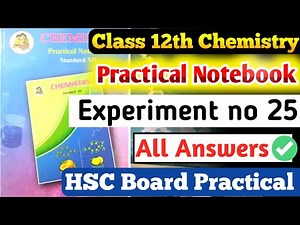 Class 12th Chemistry Practical Notebook|| Experiment no 25 (Mixture no 3) all answers|| 12th Chemist