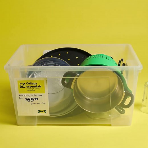 IKEA Ready For College - Cooking and Eating Starter Kit