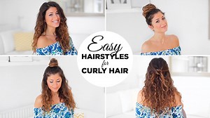 5K views · 49 reactions | Check out these three quick and easy hairstyles for curly hair! #luxyhair | Luxy Hair | Facebook