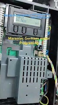 Being Automation Marantec Germany Made Motor Controller Programming