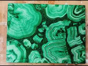 Malachite Paint Effect Tutorial