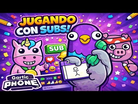 🔥🎮Viernes de chill Jugando Gartic Phone con SUBS💥/ EN VIVO AHORA 🔴