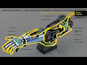 🤖 Modern Humanoid Robot | Highlighted Visual Breakdown
