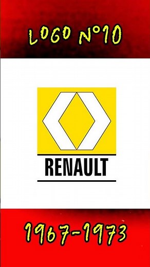 l'évolution des logos épisode 4 : Renault 🇫🇷 #cars #automobile #renault #france