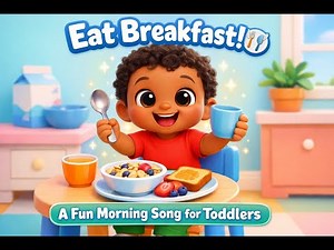 Eat Breakfast! 🍎🥛 Fun Morning Song for Toddlers | Baby Breakfast Routine