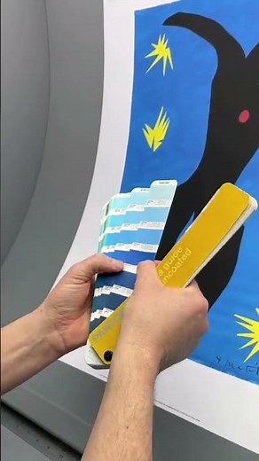 Our colour-matching process - colour-matching original Henri Matisse