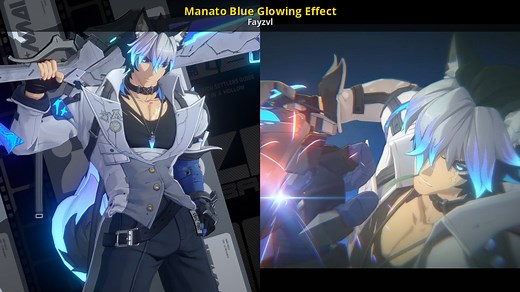Manato Blue Glowing Effect Mod for Zenless Zone Zero | ZZZ Mods