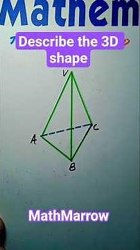 Description of a Triangular Pyramid @MathMarrow