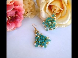 Il mio 1° Tutorial - Orecchini NOTE con Cipollotti Rocailles Superduo o twin - Earrings Bijoux DIY