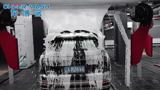 Cheer Wash automatic car wash machine Normecore style Washes 100 Cars/Day Reduces Costs by 90% #smallbusiness #business #invest #localbusiness #carwashing #carcleaning #autocarwash #touchlesscarwash #touchfree #intelligent #smart #newtechnology #vehiclewashing #carwash #AI #OEM #ODM
