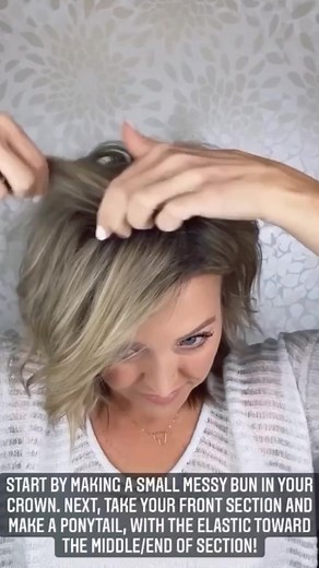 Ever been stuck in a hair rut while trying to grow out fringe/bangs 🙋🏼‍♀️ Here are two easy and cute ways to pull those bangs back! #hair #hairreel #reelhair #shorthair #thinhair #finehair #hairideas #hairtutorial #hairvideos #hairoftheday #haircut #haircolor #hairstyles #easyhair #cutehair #growingoutbangs #cutehairstyles #everydayhair #layeredhaircut #layeredhair #layeredbob #hairlove | Ashley Erickson Beauty
