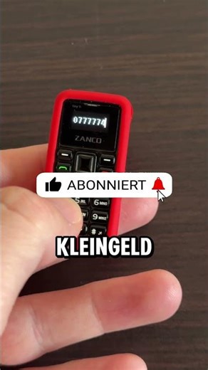 Das kleinste Handy der Welt: Zanco Tiny T1 📱