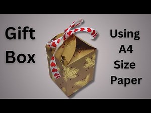 Adorable Gift Boxes You Can Make From A4 Paper