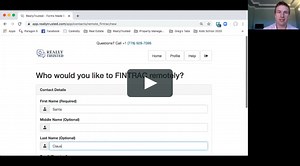 ReallyTrusted Remote FINTRAC Demo