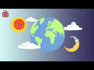 白天和黑夜 Day&Night Song | 原创韵律中文儿歌 | Mandarin Chinese Nursery Rhymes | Learn Chinese