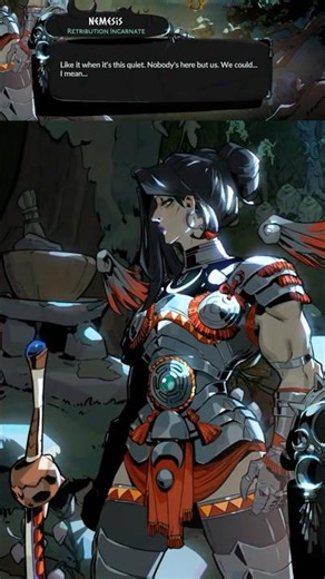 Nemesis romances Melinoë - Hades 2 #hades2