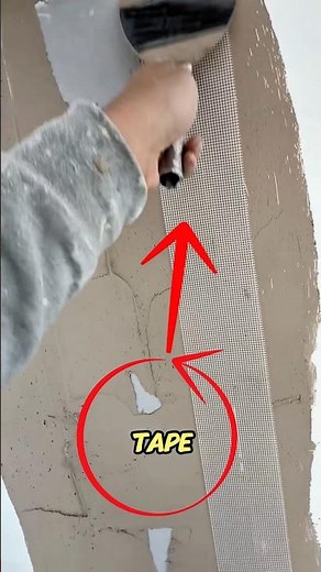 Perfect Drywall Joint Repair Using Fiberglass Mesh Tape – Smooth Wall Finishing Technique.