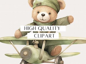 Sage Green Baby Shower Clipart, Gender Neutral Teddy Bear, Bear With Balloons, Watercolor Greenery Elements, Commercial Use, Transparent PNG - Etsy
