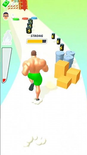 Muscle Rush Run Level 2 Gameplay | Muscle Growth Runner #short