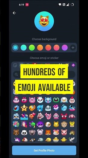 Make Telegram Profile Picture Pop with Animated Emoji