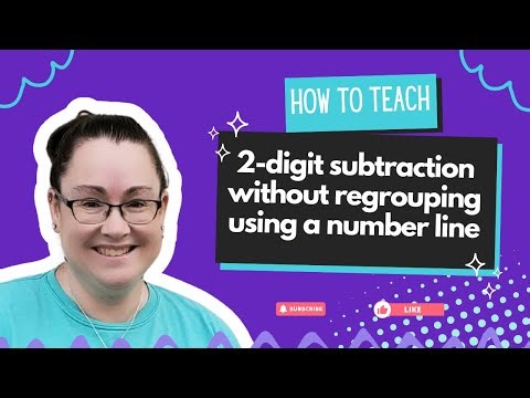 Open Number Line for 2-Digit Subtraction without Regrouping | 2nd Grade Teachers
