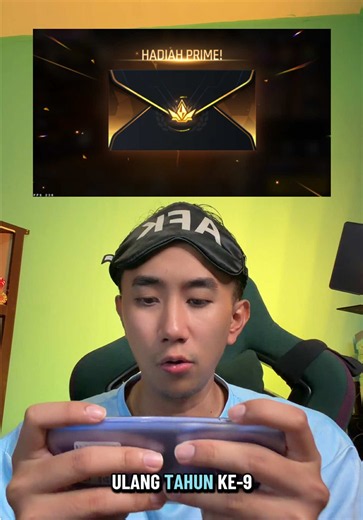 When ya prime 8 dikasih kadonya SG Rapper ☺️ #bangudi | free fire videos