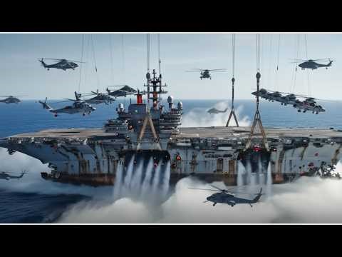 Legendary USS Nimitz Found! Giant Machines Pull It from the Ocean Floor