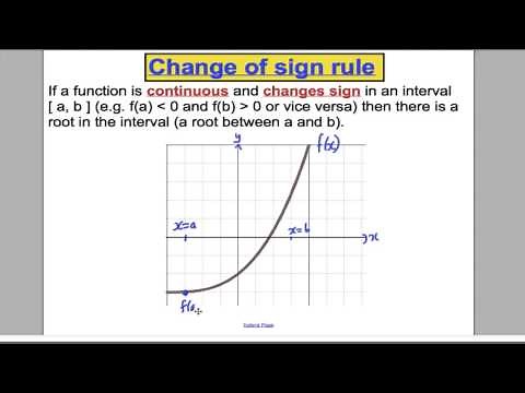 Numerical Methods (1) - FP1 Edexcel Maths A-Level