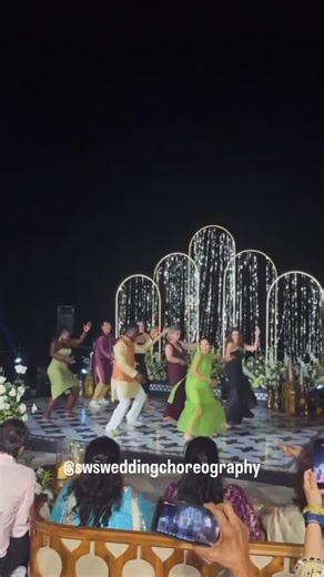 SWS Wedding Choreography on Instagram: "The vibe is off the charts! They learnt the whole routine from our online tutorials without knowing a word of Hindi—now that’s real dedication (and talent!) 🔥❤️ Choreography: @swsweddingchoreography Location: New York, USA #newyork #sangeetchoreography #sangeetdance #weddingchoreography #weddingchoreographer #wedmegood #weddingsutra #delhi #swirlwithshivanichoreography"