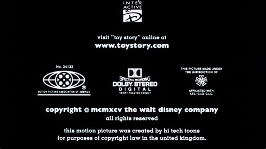 Toy Story (Original 1995 UK 35mm scan)