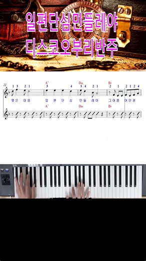 👏일편단심민들레야디스코오부리반주#전자올겐(레슨문의=010-9064-7053)