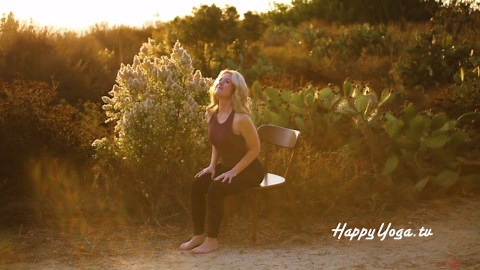Quick Chair Routine to Strengthen & Tone Abs, Legs & More
