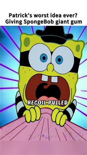 Patrick’s worst idea ever? Giving SpongeBob giant gum.