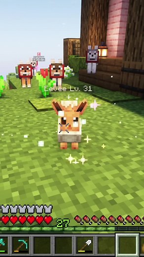 Eevee's Graceful Dance in Cobblemon Minecraft