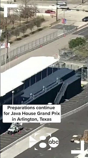 Preparations continued on Thursday for the Java House Grand Prix in Arlington, Texas
