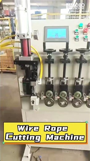 Rubber Coated Steel Wire Rope Cutting Machine