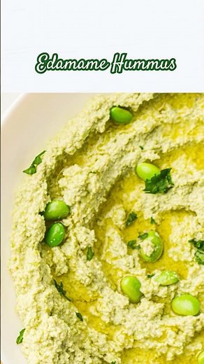 15-Minute Edamame Hummus (High Protein Dip!)