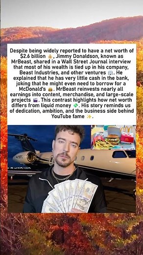 MrBeast’s Wealth Explained: Why Jimmy Donaldson Doesn’t Keep Cash on Hand | True Story