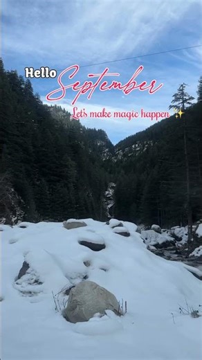 September whispers that every ending holds the beauty of a new beginning❤️ #travel #himachalpradesh