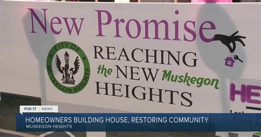 'I have goosebumps:' Muskegon Heights family breaks ground on first home