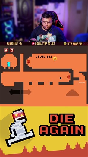 How platforms disappear like magic! ✨💀 #shorts #pc #pcgames #leveldevil #dieagain