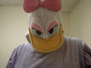 Lady Mask as Daisy duck
