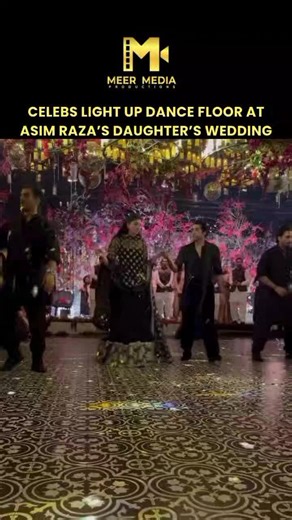 Meer Media Productions on Instagram: "Mahira Khan, Sheheryar Munawar, Sanam Saeed, Zara Noor Abbas and Adeel Hussain were seen dancing joyfully with filmmaker Asim Raza at his daughter’s wedding. The star-studded celebration quickly grabbed attention as videos from the event went viral online. . . #MahiraKhan #SheheryarMunawar #SanamSaeed #ZaraNoorAbbas #AdeelHussain #AsimRaza #CelebrityWedding #PakistaniCelebrities #ViralWedding #ForYou #ViralPost #MeerMediaProductions CREDIT: @friehaaltaf"